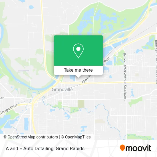 A and E Auto Detailing map