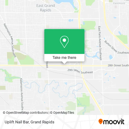 Uplift Nail Bar map