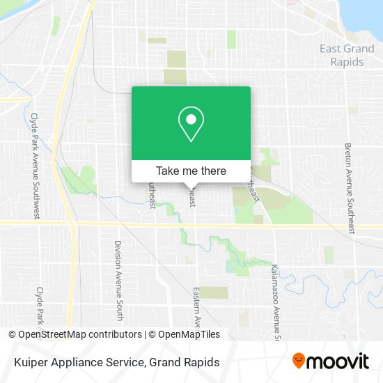 Mapa de Kuiper Appliance Service