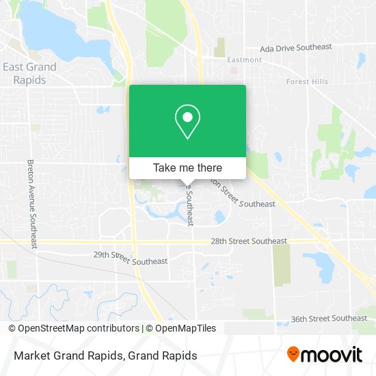 Mapa de Market Grand Rapids