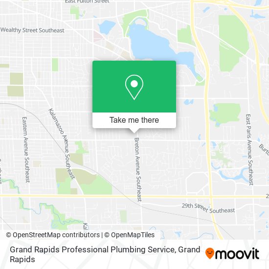 Grand Rapids Professional Plumbing Service map