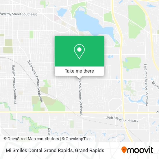Mapa de Mi Smiles Dental Grand Rapids