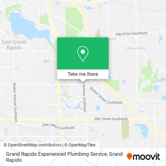Mapa de Grand Rapids Experienced Plumbing Service