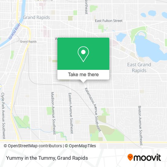 Yummy in the Tummy map