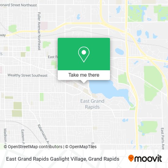 East Grand Rapids Gaslight Village map