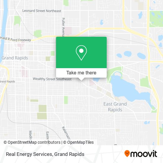 Real Energy Services map