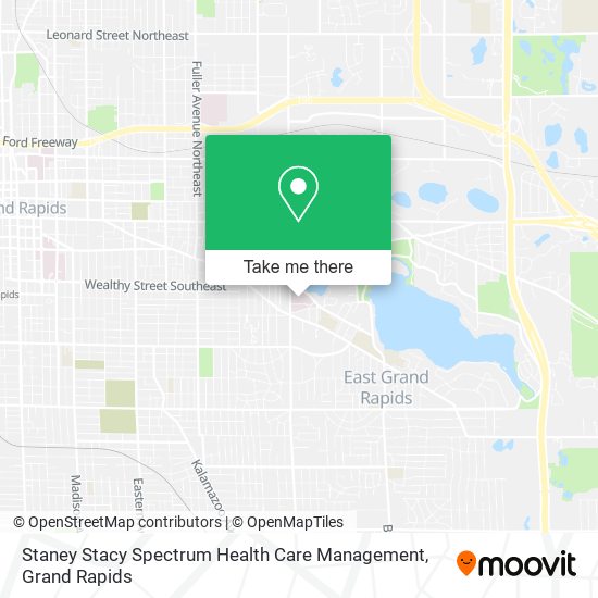 Staney Stacy Spectrum Health Care Management map