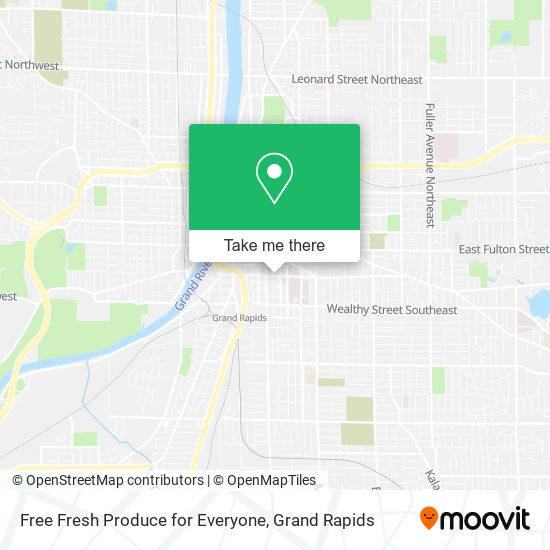 Free Fresh Produce for Everyone map
