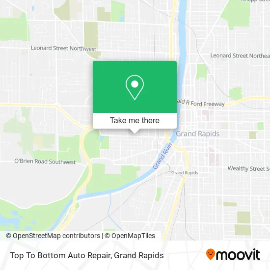 Top To Bottom Auto Repair map