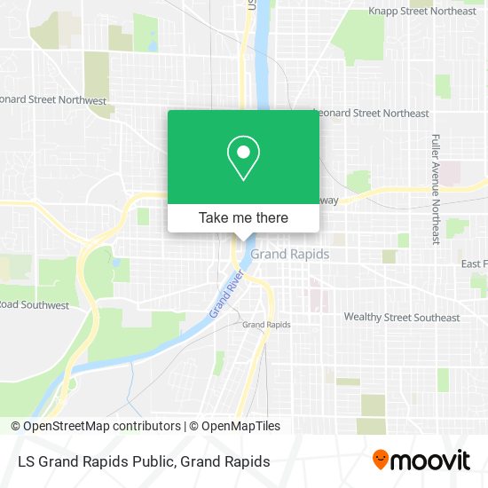 Mapa de LS Grand Rapids Public