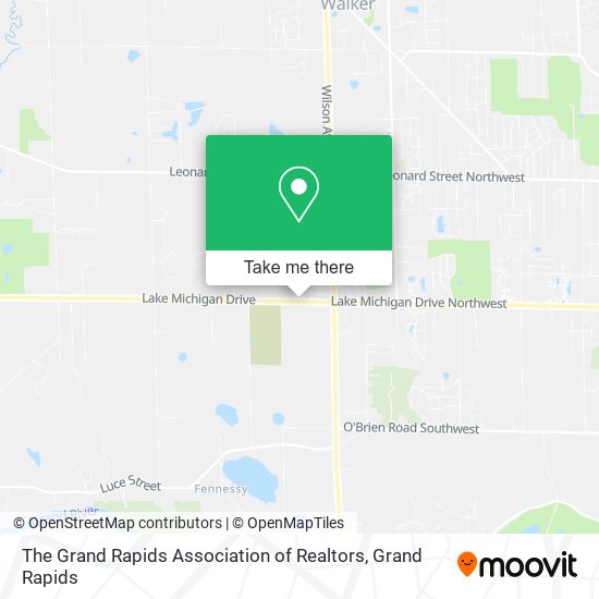 Mapa de The Grand Rapids Association of Realtors