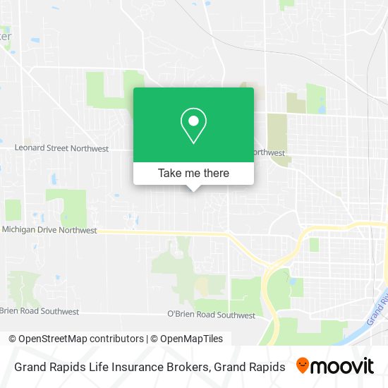 Mapa de Grand Rapids Life Insurance Brokers