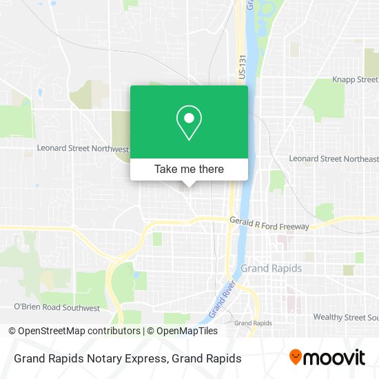 Grand Rapids Notary Express map
