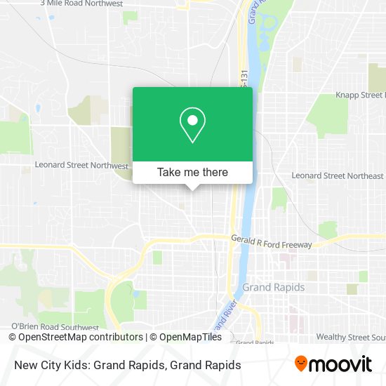 Mapa de New City Kids: Grand Rapids