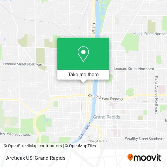 Mapa de Arcticax US