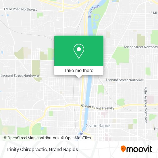 Trinity Chiropractic map