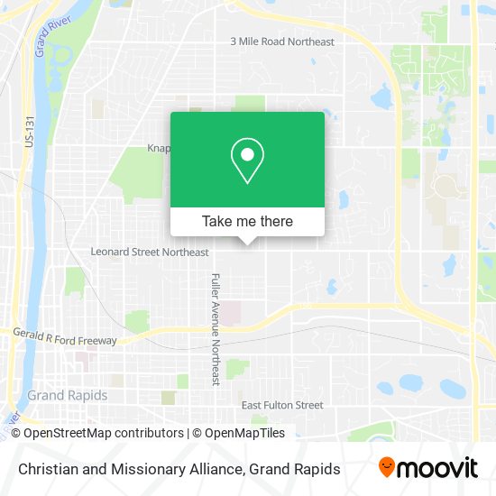 Christian and Missionary Alliance map