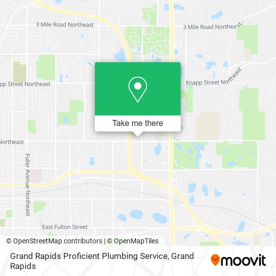 Mapa de Grand Rapids Proficient Plumbing Service