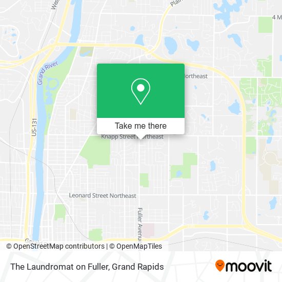 Mapa de The Laundromat on Fuller