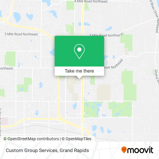 Custom Group Services map