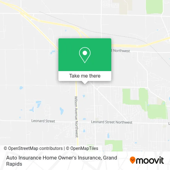 Auto Insurance Home Owner's Insurance map