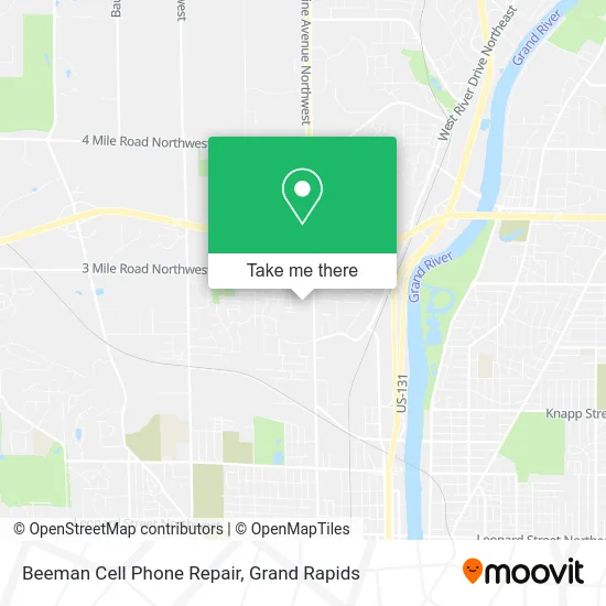 Beeman Cell Phone Repair map