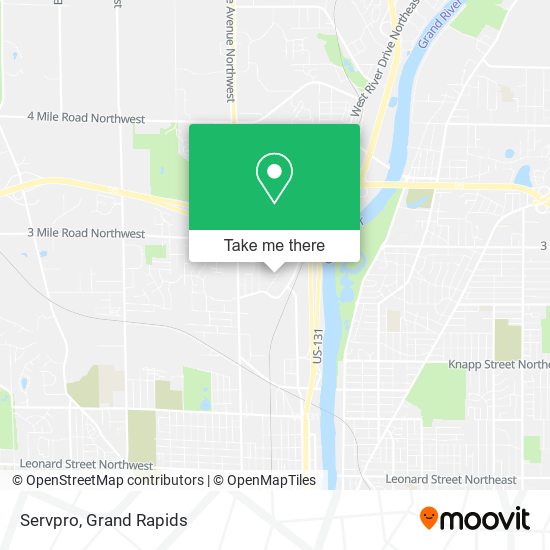 Mapa de Servpro