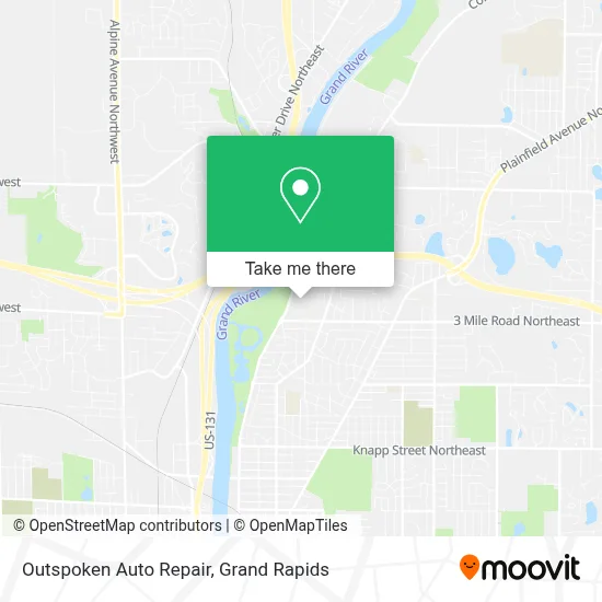 Outspoken Auto Repair map