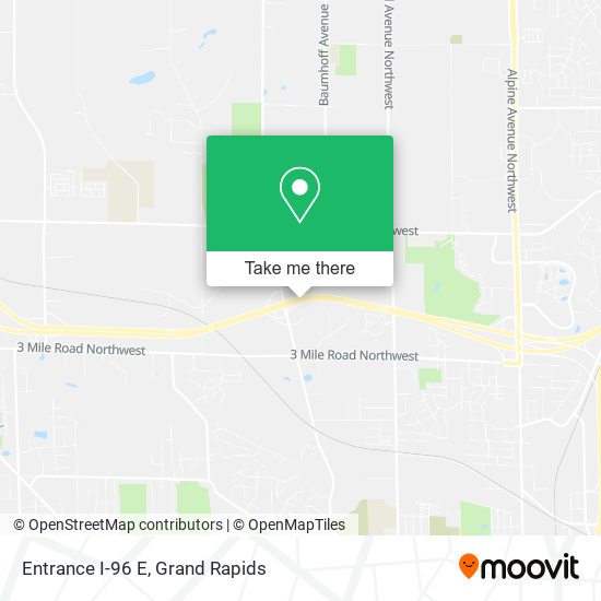 Mapa de Entrance I-96 E