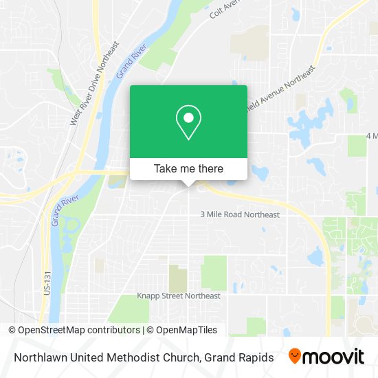 Northlawn United Methodist Church map