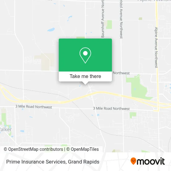 Prime Insurance Services map