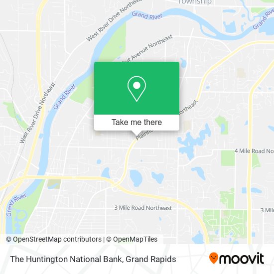 The Huntington National Bank map