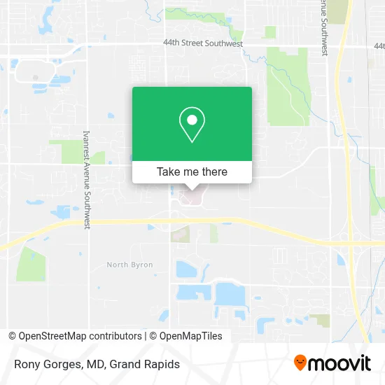 Rony Gorges, MD map