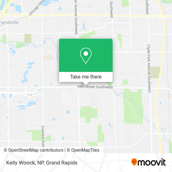 Kelly Woock, NP map