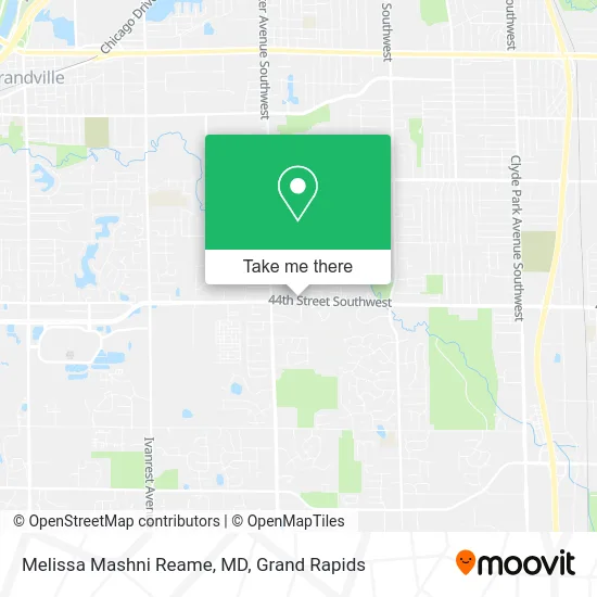 Melissa Mashni Reame, MD map