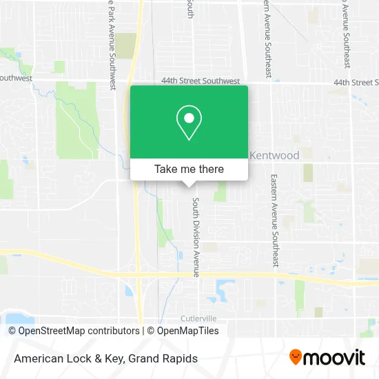 American Lock & Key map