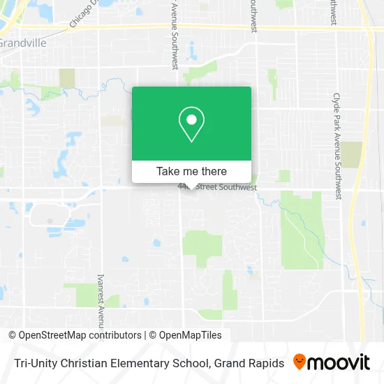 Tri-Unity Christian Elementary School map