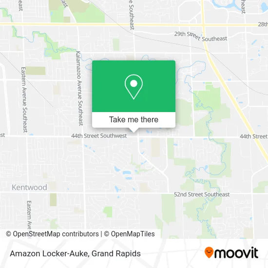 Amazon Locker-Auke map