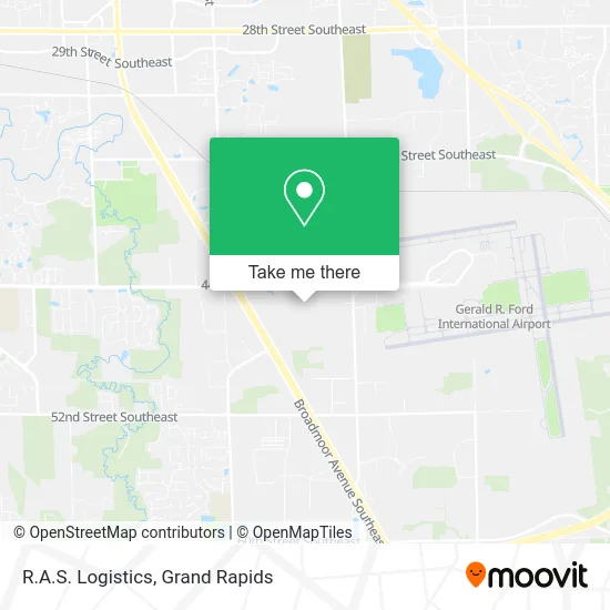 R.A.S. Logistics map