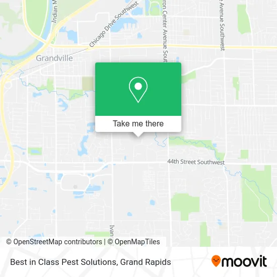 Best in Class Pest Solutions map