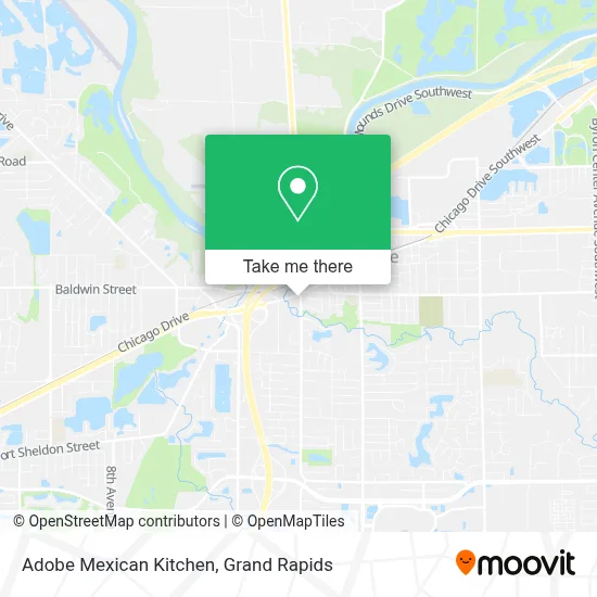 Adobe Mexican Kitchen map