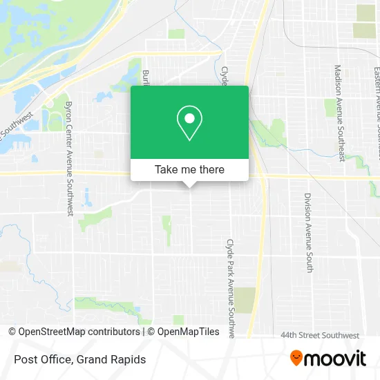 Post Office map