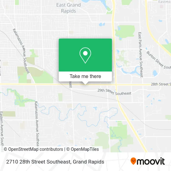 2710 28th Street Southeast map