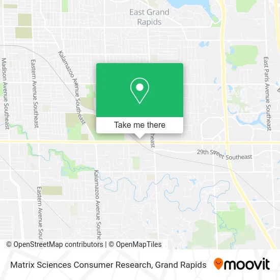 Matrix Sciences Consumer Research map