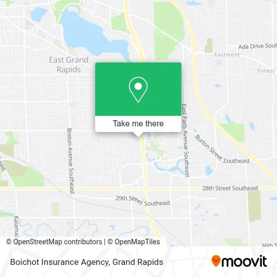 Boichot Insurance Agency map