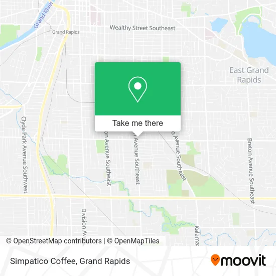 Simpatico Coffee map