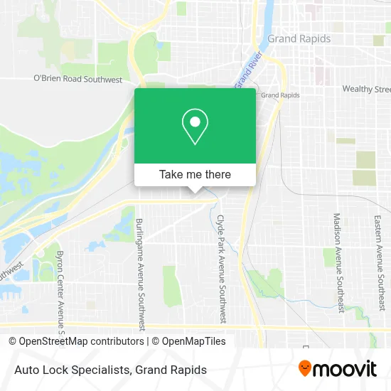 Auto Lock Specialists map