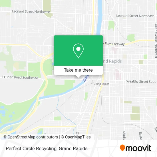 Perfect Circle Recycling map