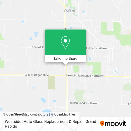 Westsider Auto Glass Replacement & Repair map