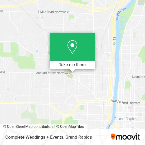 Complete Weddings + Events map